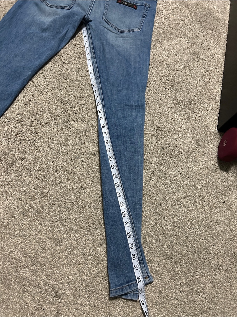 Vintage DSQUARED2 Slim Fit Size 31 Blue Jeans - Picture 10 of 11